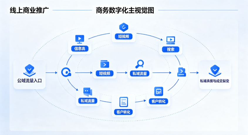 邹城市线上商业推广怎么做？全域流量闭环搭建与低成本转化实战指南